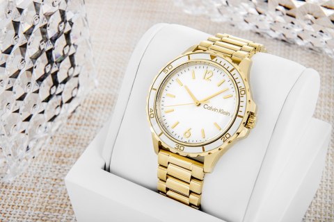 Zegarek Damski Calvin Klein Sport For Her Gold 25200099