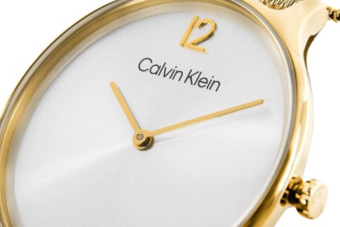 Zegarek Damski Calvin Klein Timeless Mesh Gold 25200003