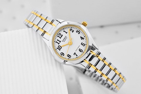 Zegarek Damski Casio LTP-1275SG-7BDF Srebrno-Złoty + BOX