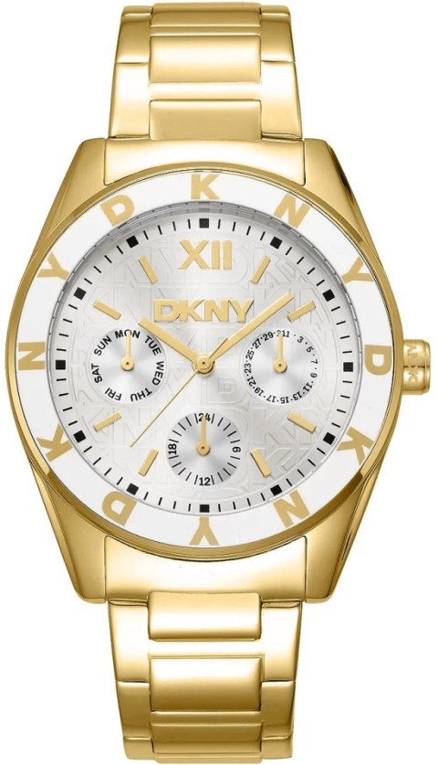 Zegarek Damski DKNY Chambers Multi Sport Złoty