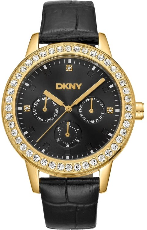 Zegarek Damski DKNY Parsons Multi Glitz Czarny