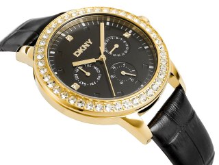 Zegarek Damski DKNY Parsons Multi Glitz Czarny