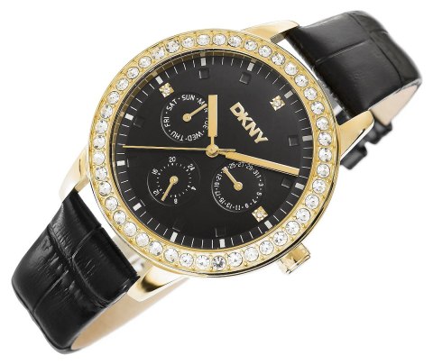 Zegarek Damski DKNY Parsons Multi Glitz Czarny