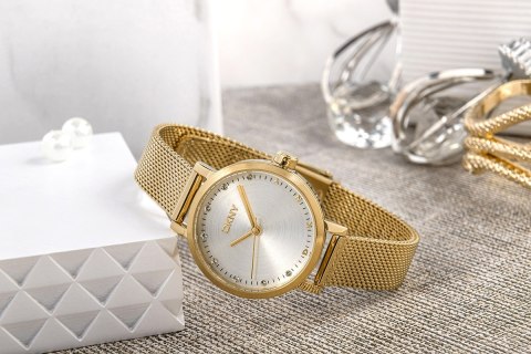 Zegarek Damski DKNY Soho Mini DK1L037M0035 Złoty Mesh