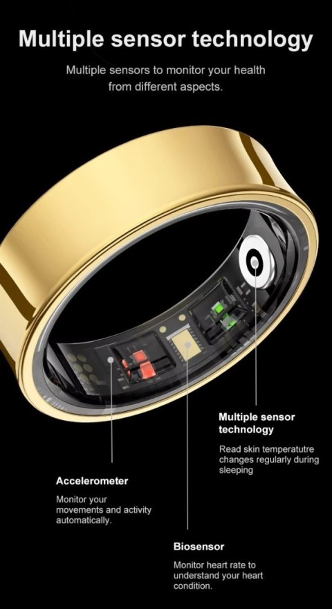 Smart Ring RUBICON R2 Silver SIZE-7