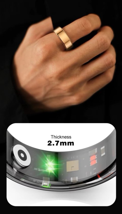 Smart Ring RUBICON R2 Silver SIZE-7