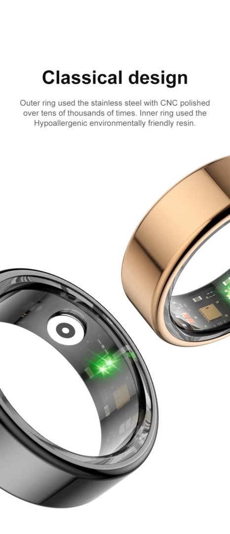 Smart Ring RUBICON R2 Silver SIZE-7