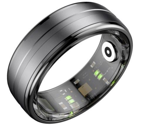 Smart Ring RUBICON R6 Deep Grey - Elegancki pierścień fitness