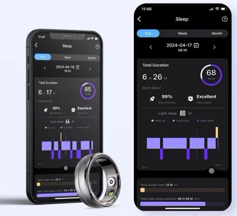 Smart Ring RUBICON R6 Gold - Twój osobisty asystent zdrowia