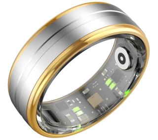 Smart Ring RUBICON R6 Gold/Silver - Rozmiar 10