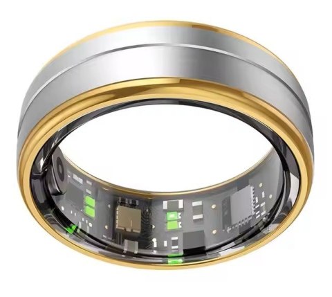 Smart Ring RUBICON R6 Gold/Silver - Rozmiar 10