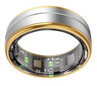 Smart Ring RUBICON R6 Gold/Silver - Rozmiar 8