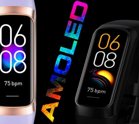 Smartband Damski RUBICON RNCF05 Rose Gold/Berry