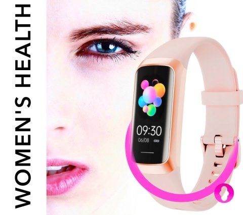 Smartband Damski RUBICON RNCF05 Rose Gold/Berry