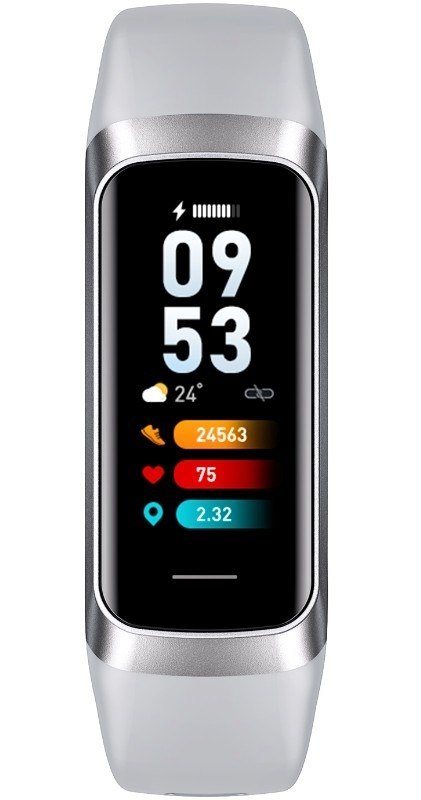 Smartband Damski Rubicon RNCF05 AMOLED Silver/Grey