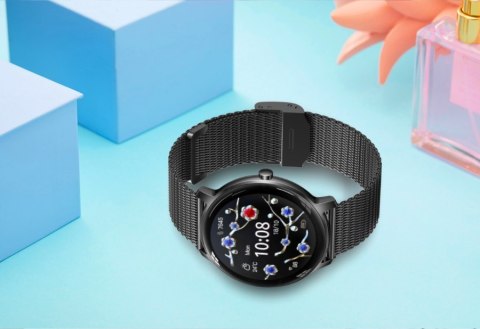 Smartwatch Damski Rubicon RNBE66 Black Super Slim