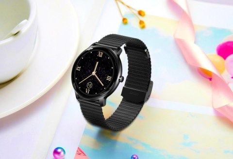 Smartwatch Damski Rubicon RNBE66 Black Super Slim