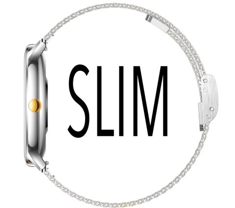 Smartwatch Damski Rubicon RNBE66 Silver Super Slim