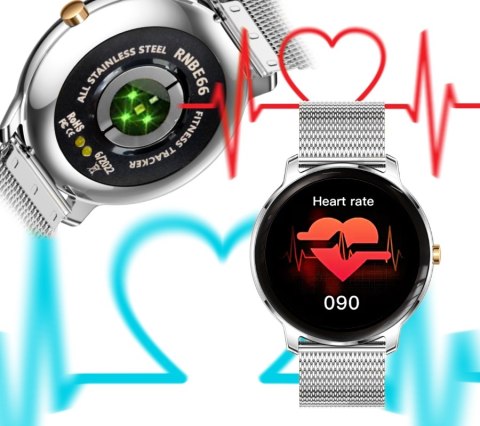 Smartwatch Damski Rubicon RNBE66 Silver Super Slim