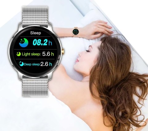 Smartwatch Damski Rubicon RNBE66 Silver Super Slim