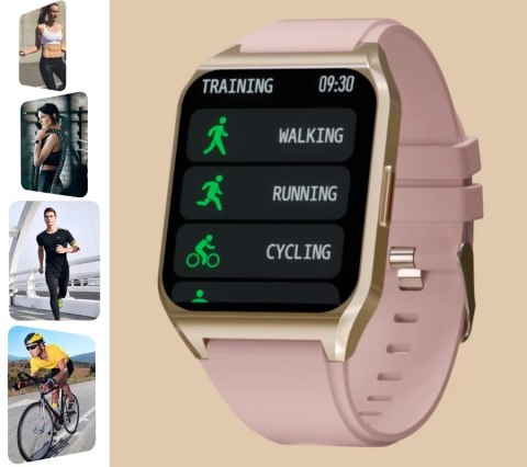 Smartwatch Rubicon RNCE89 Rose Gold z Funkcją Termometru