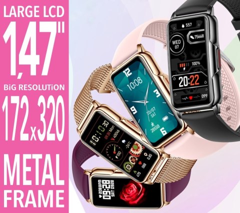 Smartwatch Damski Rubicon RNCF04 Black