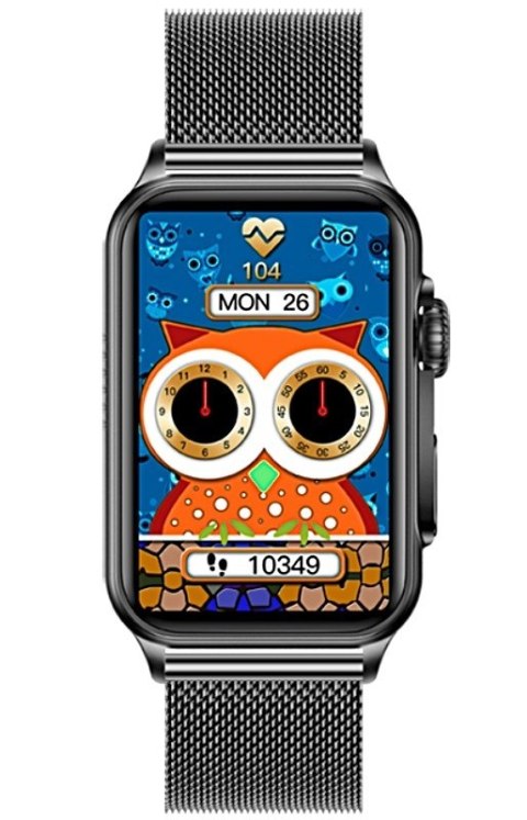 Smartwatch Damski Rubicon RNCF06 Black Mesh