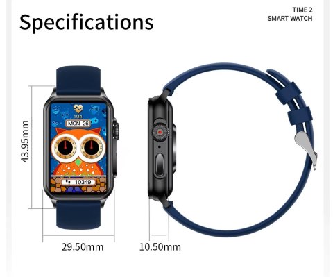 Smartwatch Damski Rubicon RNCF06 Black Mesh