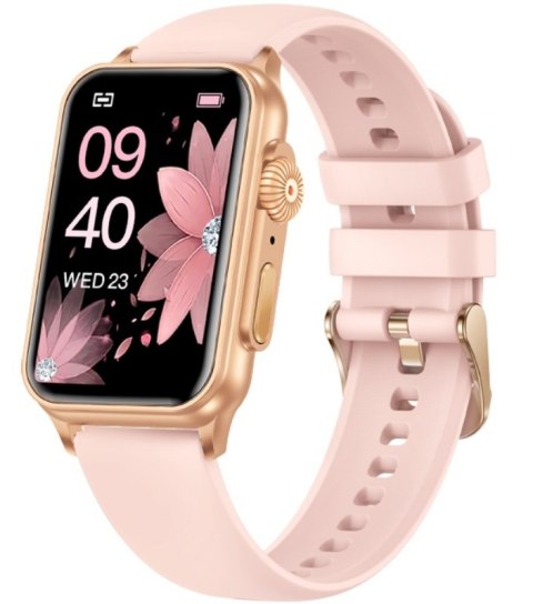 Smartwatch Damski Rubicon RNCF06 - Rose Gold/Pink