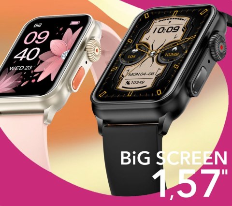 Smartwatch Damski Rubicon RNCF06 - Rose Gold/Pink