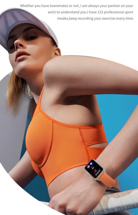 Smartwatch Damski Rubicon RNCF06 - Rose Gold/Pink