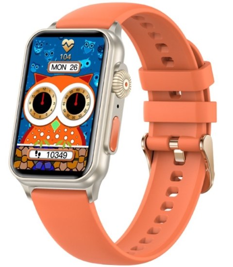 Smartwatch Damski Rubicon RNCF06 - Tytan/Orange