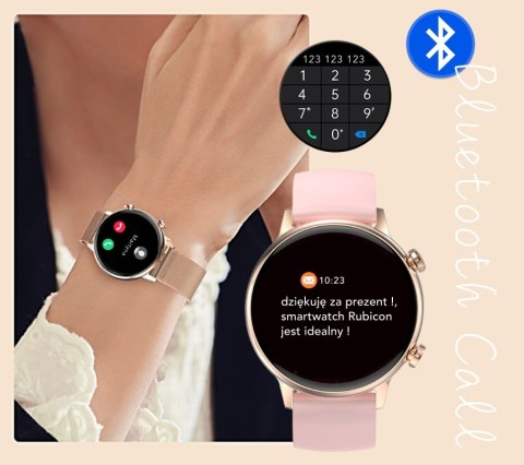Smartwatch Damski Rubicon RNCF09 AMOLED - Rose Gold