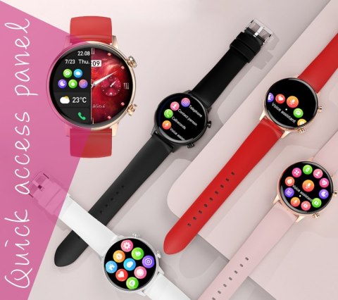 Smartwatch Damski Rubicon RNCF09 AMOLED - Rose Gold