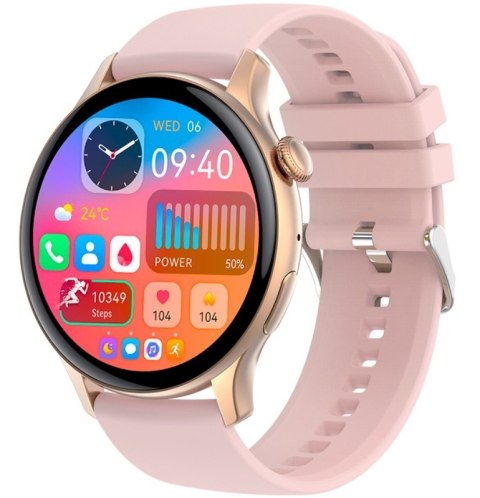 Smartwatch Rubicon RNCF10 AMOLED - Rose Gold 1.43"