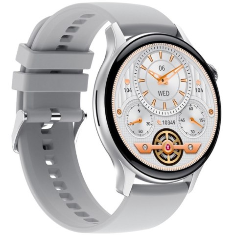 Smartwatch Damski Rubicon RNCF10 AMOLED Bluetooth Call Srebrny