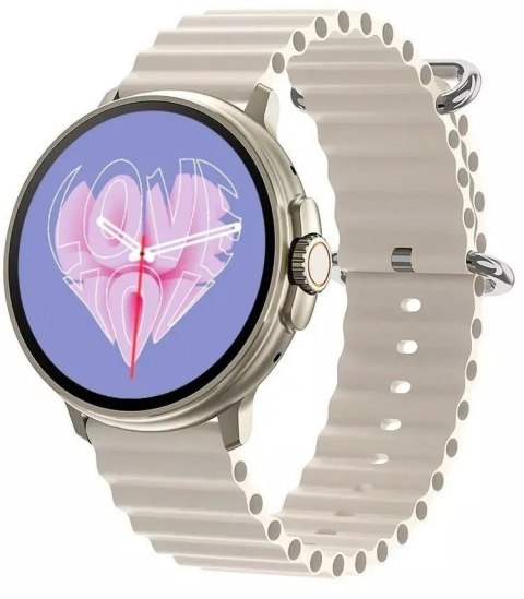 Smartwatch Damski Rubicon RNCF15 Tytan/Latte Ładowanie Ind.