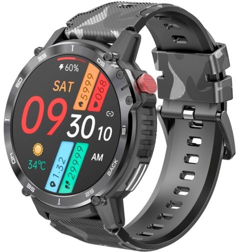 Smartwatch Męski Rubicon RNCF08 Black Moro