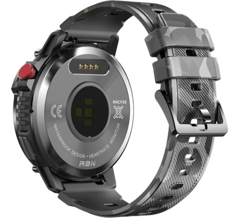 Smartwatch Męski Rubicon RNCF08 Black Moro