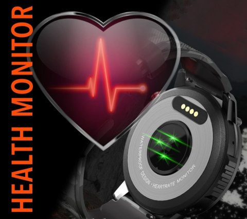 Smartwatch Męski Rubicon RNCF08 Black Moro