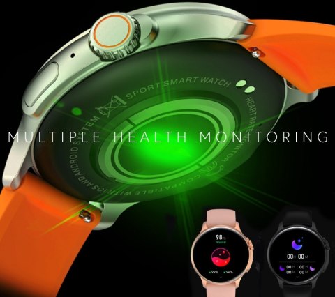 Smartwatch Męski Rubicon RNCF12 Tytan/Orange