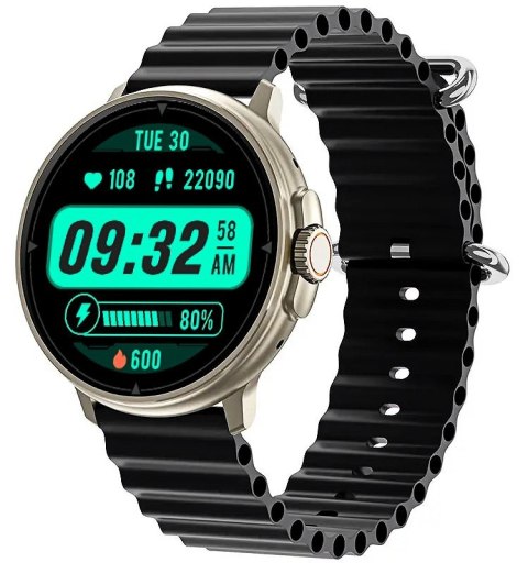 Smartwatch Rubicon RNCF15 Tytanowy Czarny