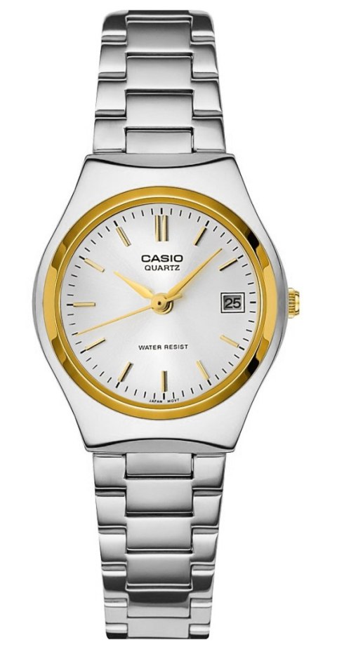 Zegarek Damski Casio LTP-1170G-7ARDF z Datownikiem