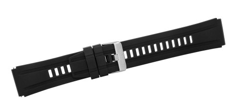 Pasek Silikonowy do Smartwatcha VELTORI VT100 22mm Czarny