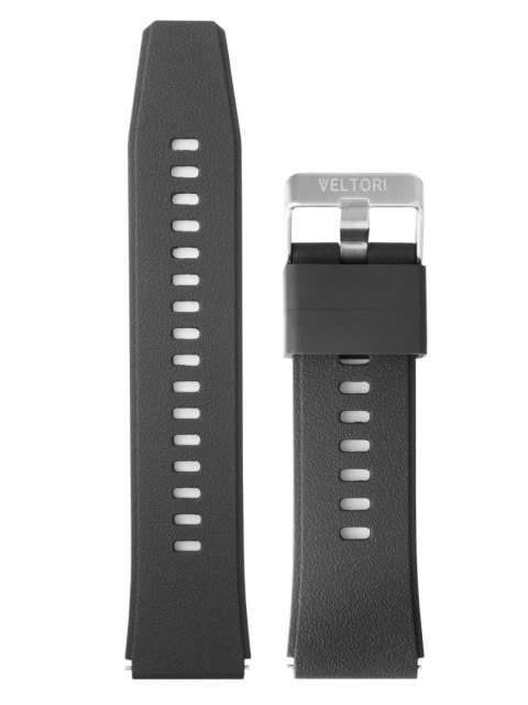 Pasek Silikonowy do Smartwatcha VELTORI VT160 22mm Czarny