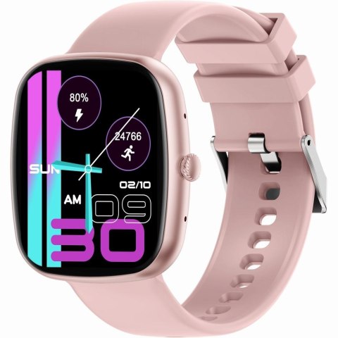 Smartwatch Damski Gravity GT18-1 Różowe Złoto + 2 Paski