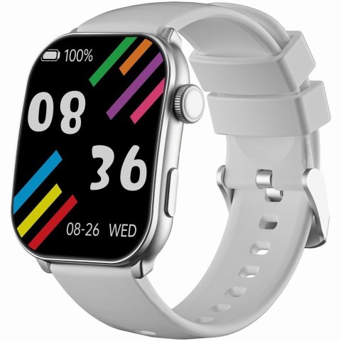 Smartwatch damski Gravity GT28-10 srebrny + pasek i bransoleta