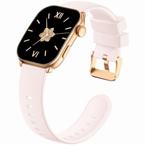 Smartwatch damski Gravity GT28-6 różowy + pasek i bransoleta