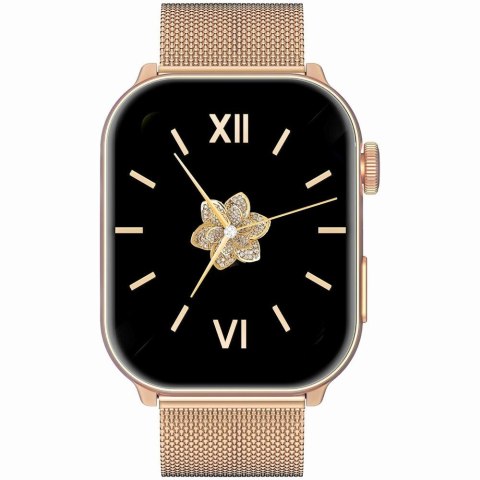 Smartwatch Damski Gravity GT28-8 Różowe Złoto + Bransoleta