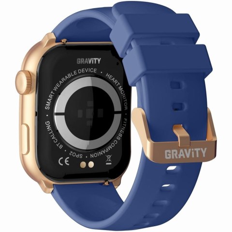 Smartwatch Damski Gravity GT28-8 Różowe Złoto + Bransoleta
